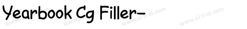 Yearbook Cg Filler字体转换